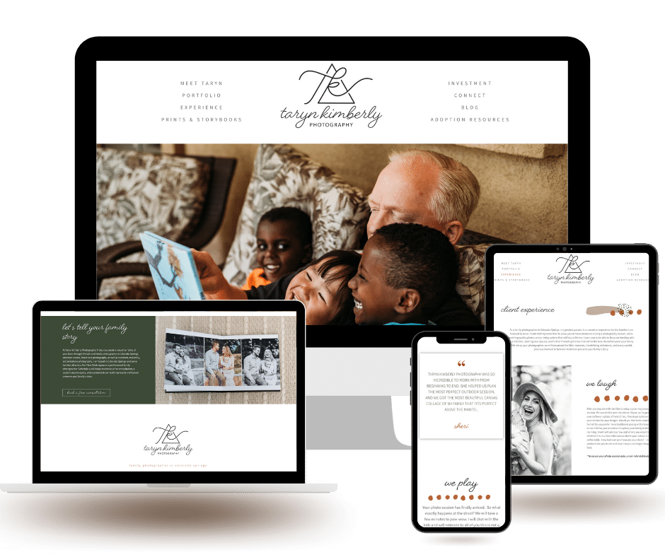 Taryn Kimberly Photography web design