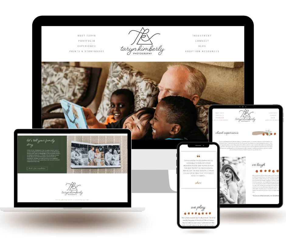 Taryn Kimberly Photography web design