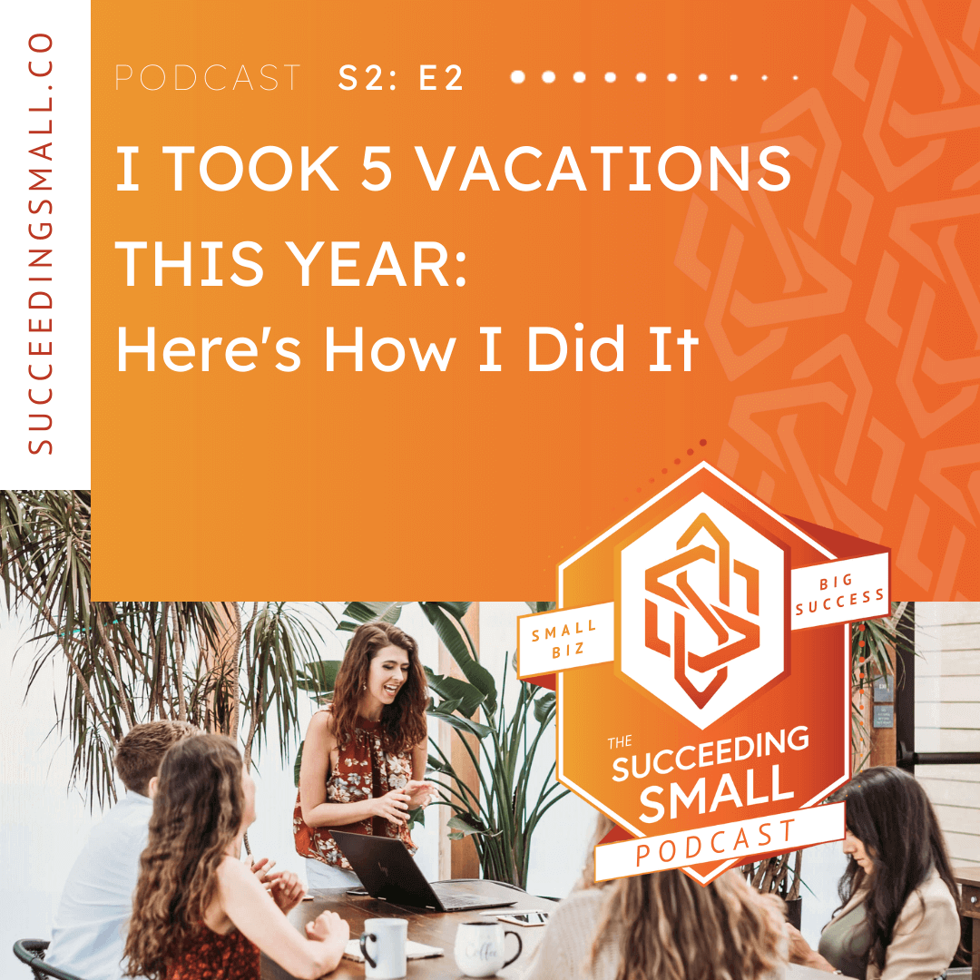 Podcast Graphic for I took 5 Vacations This Year: Here's How I Did It Podcast Episode