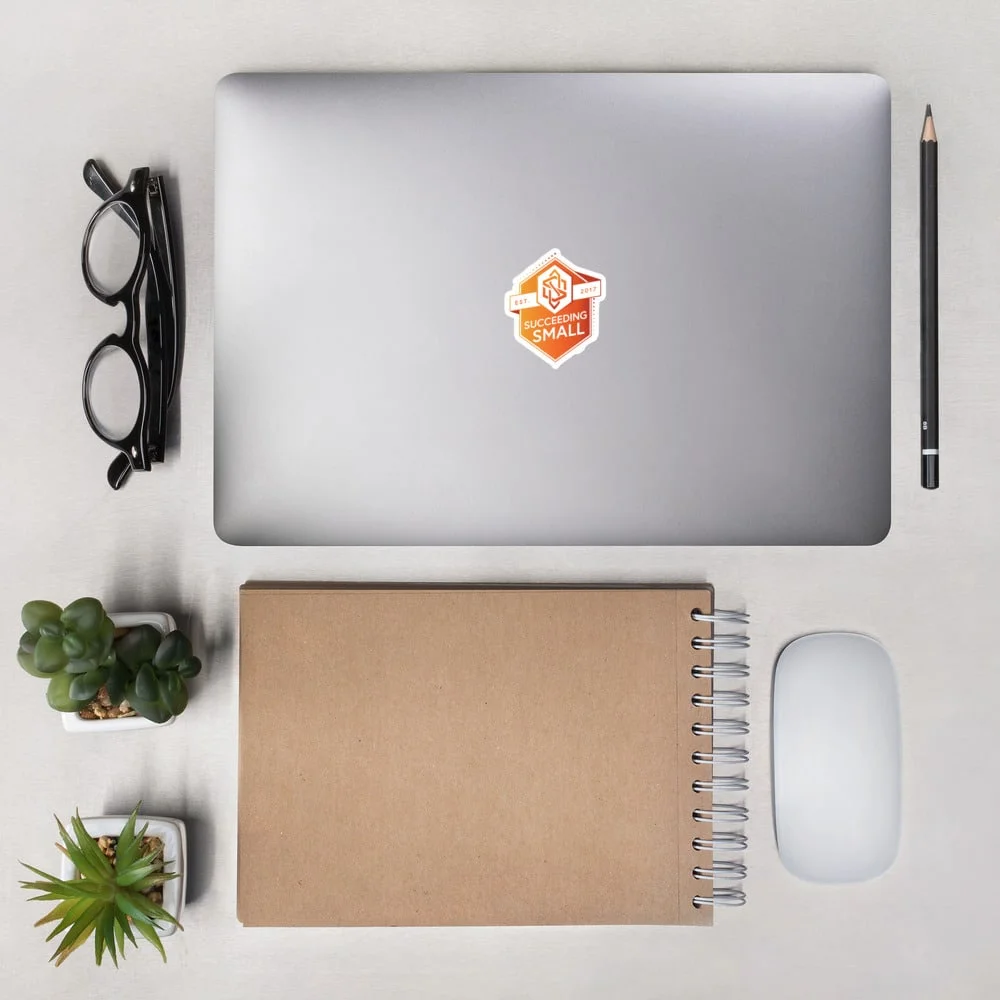 Succeeding Small Badge Sticker - Image 2