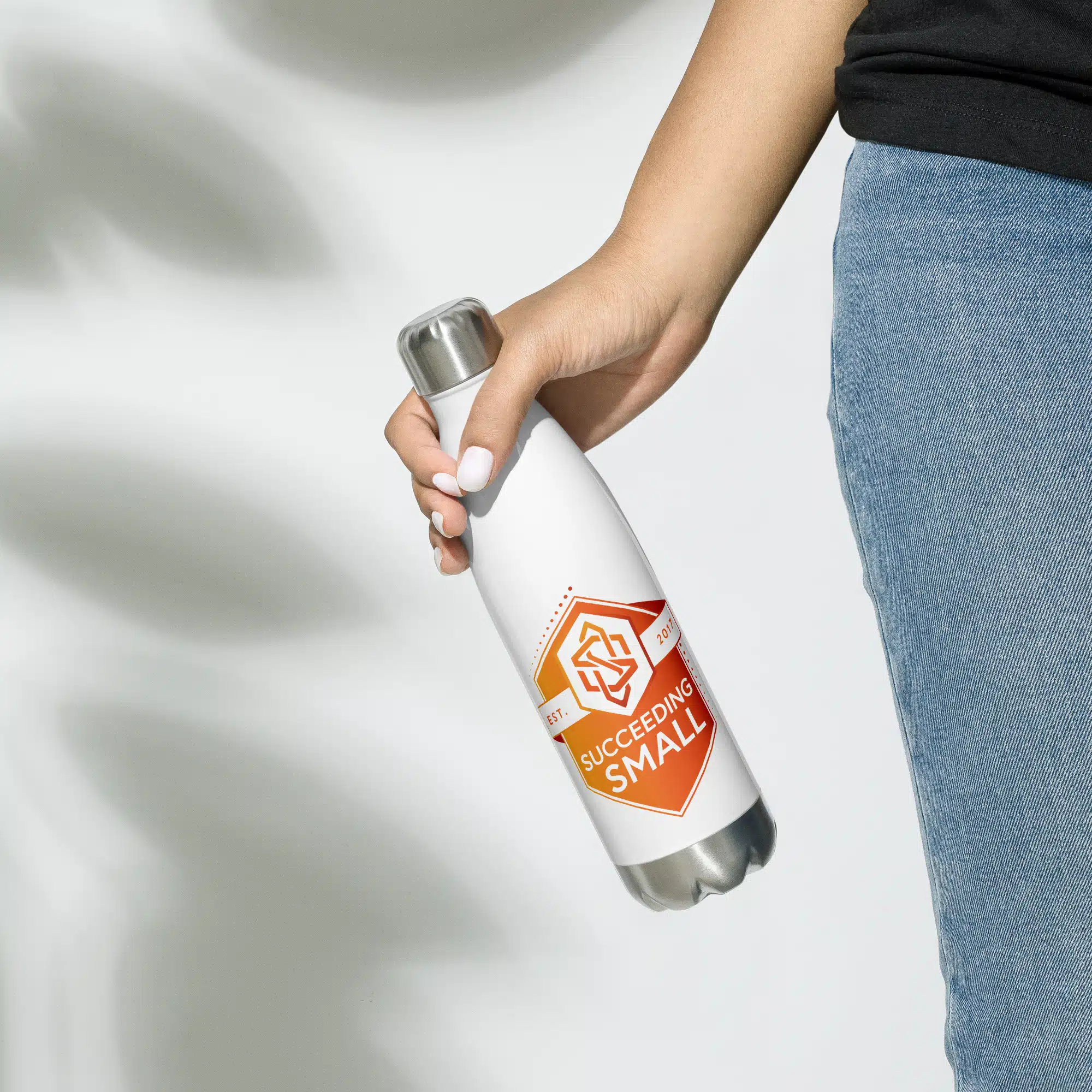 Succeeding Small Stainless Steel Water Bottle - Image 2
