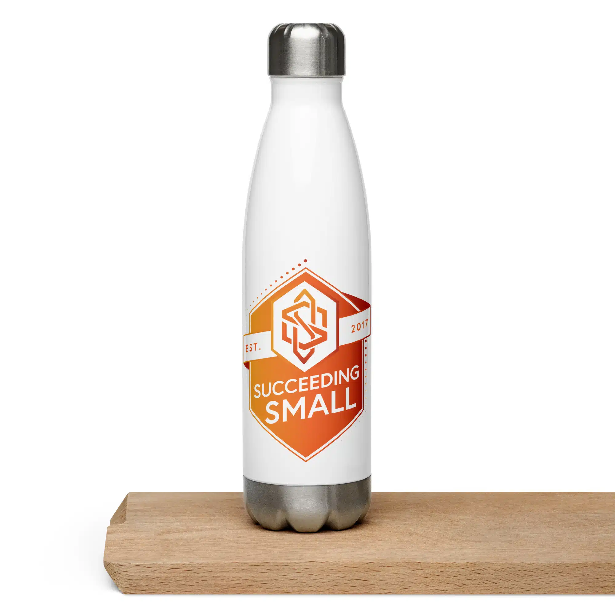 Succeeding Small Stainless Steel Water Bottle - Image 3