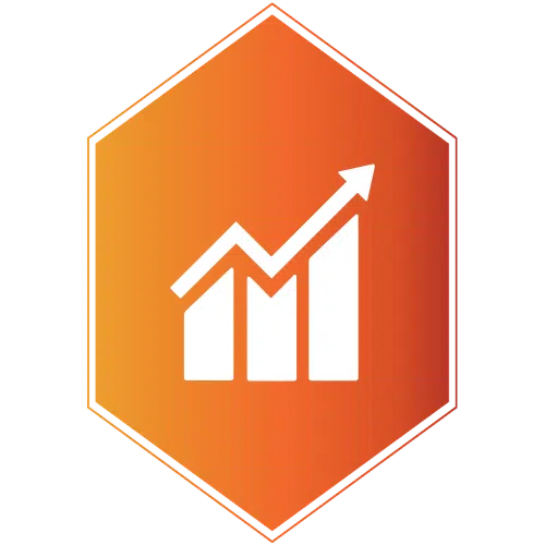 Icon of a growth chart