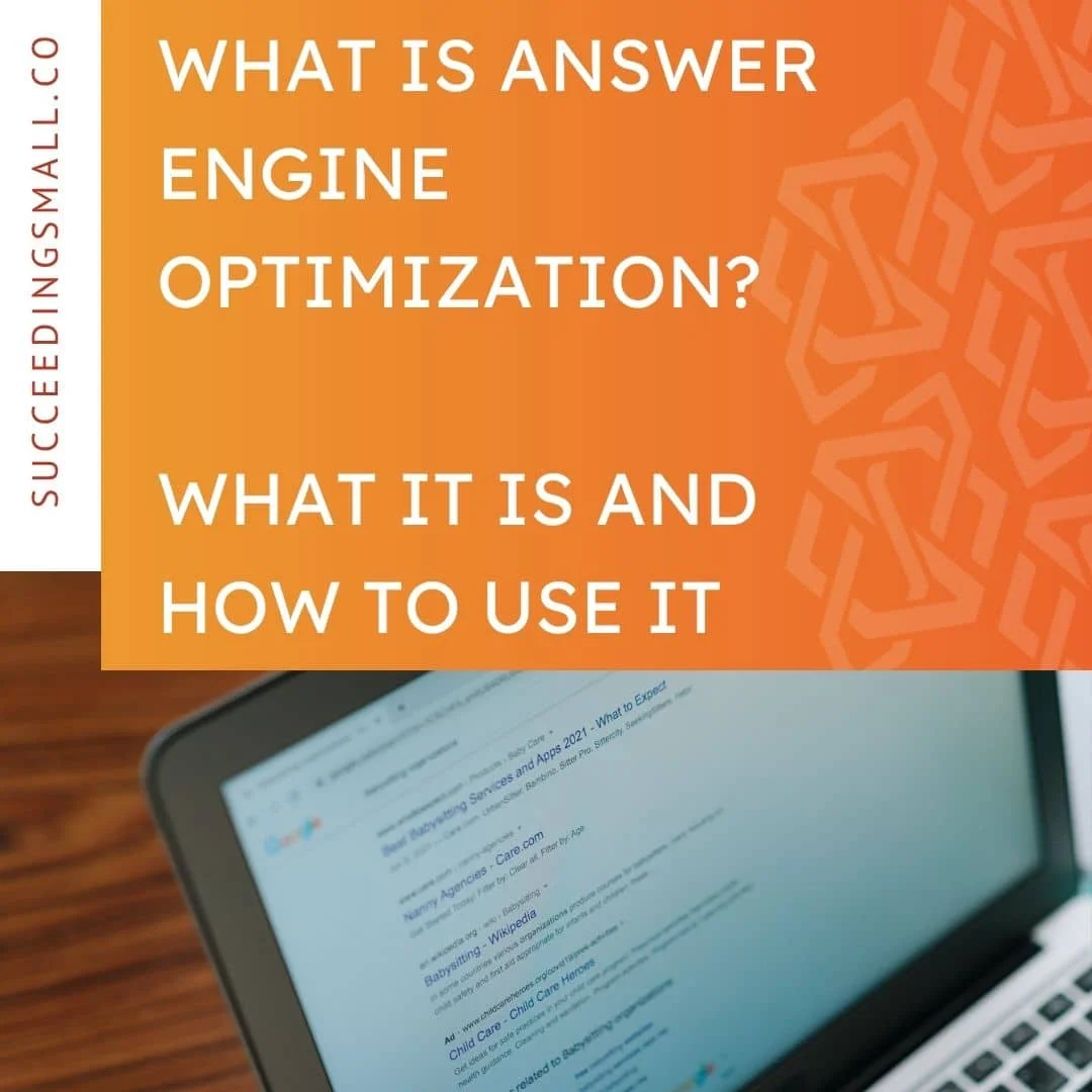 What is Answer Engine Optimization (AEO)? - Succeeding Small